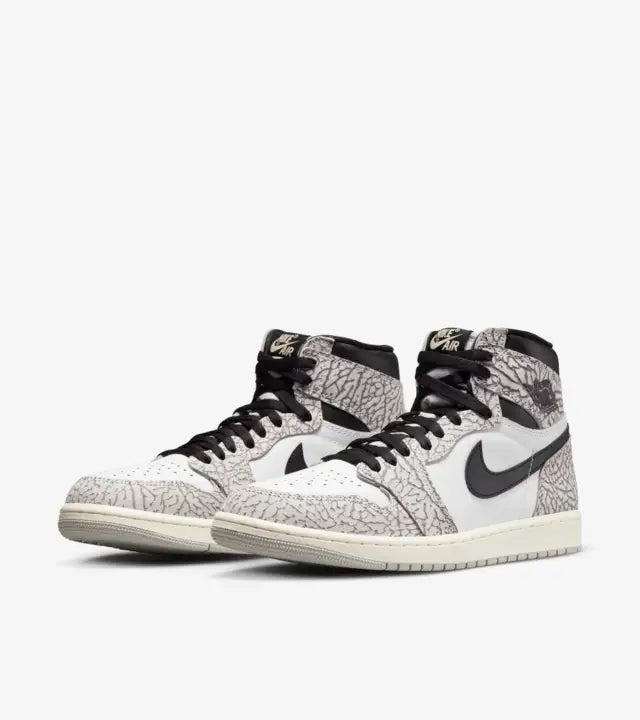 Air Jordan 1 retro high og white cement