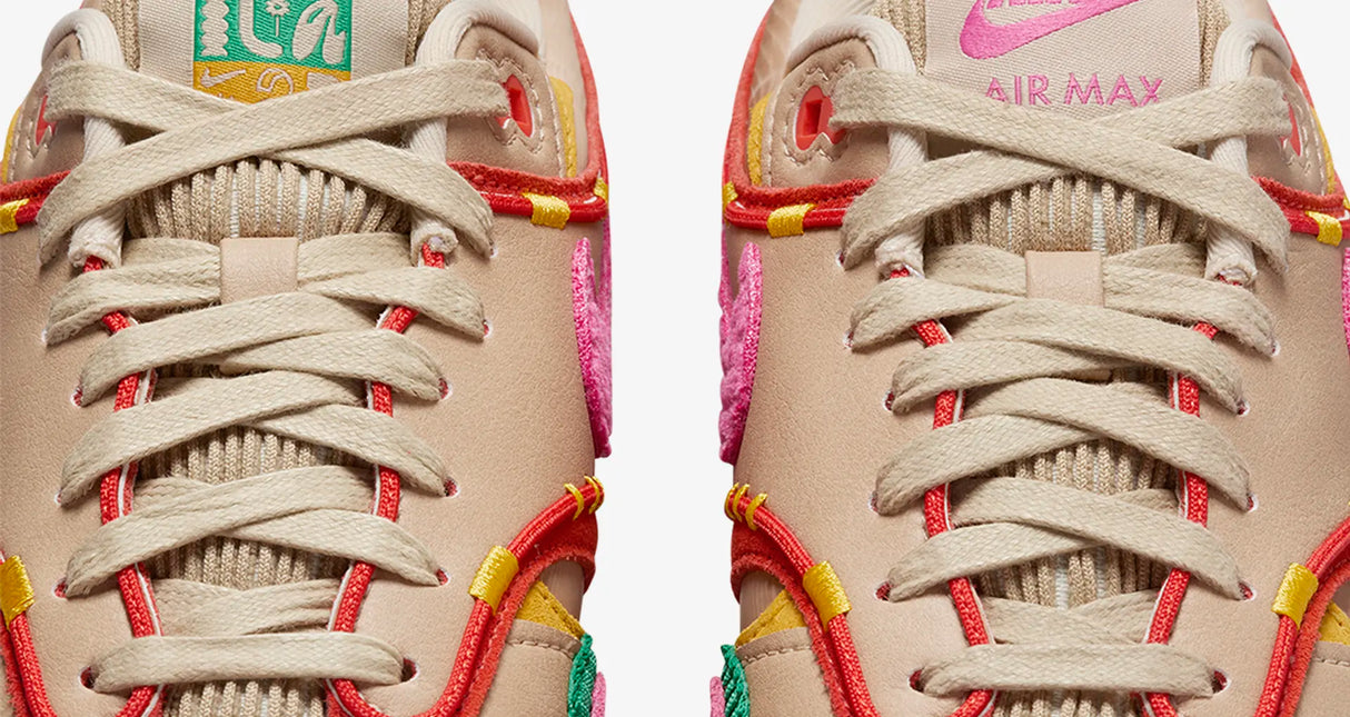 Air Max 1 x Familia Pinksicle y estadio verde