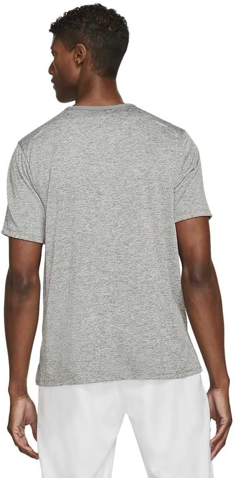 Nike Rise 365 Dri-FIT - Camiseta de running de manga corta para hombre (gris ahumado/jaspeado
