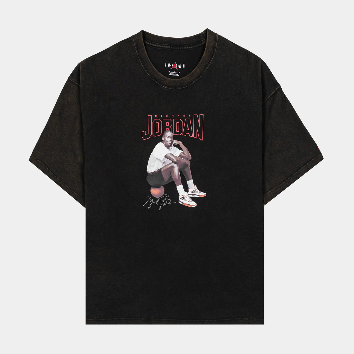 Camiseta de manga corta con estampado de Michael Jordan Unisex