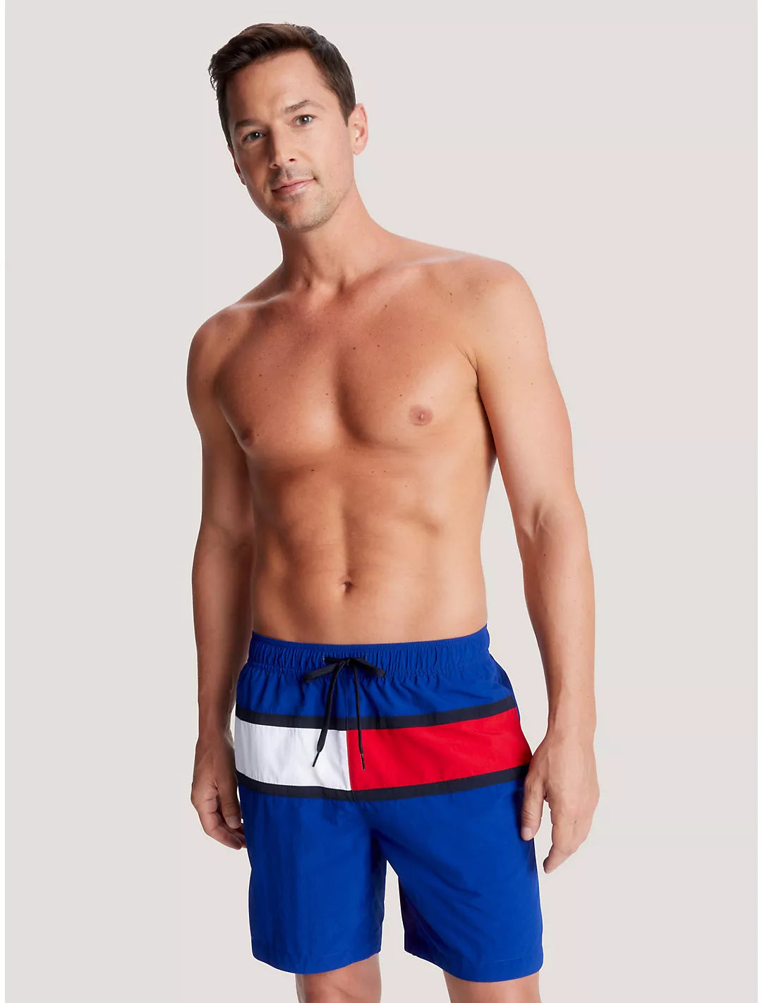 Traje de baño Tommy Hilfiger A Rayas De 7"