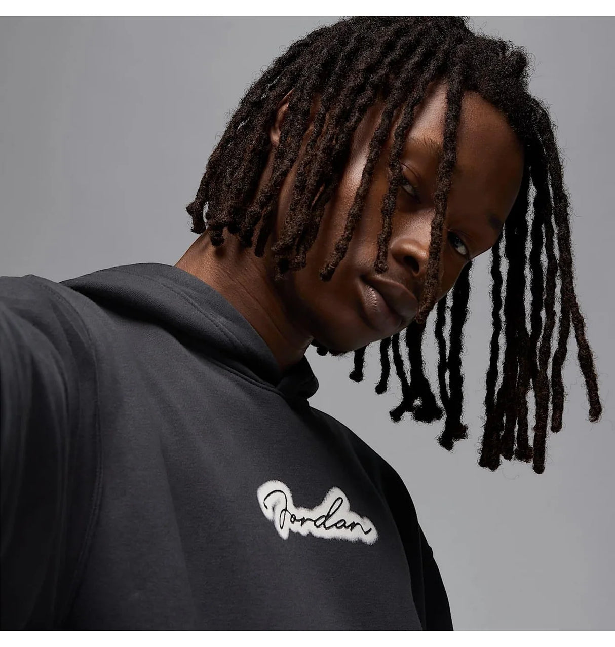 Sudadera con capucha de felpa negra Air Jordan MVP para hombre