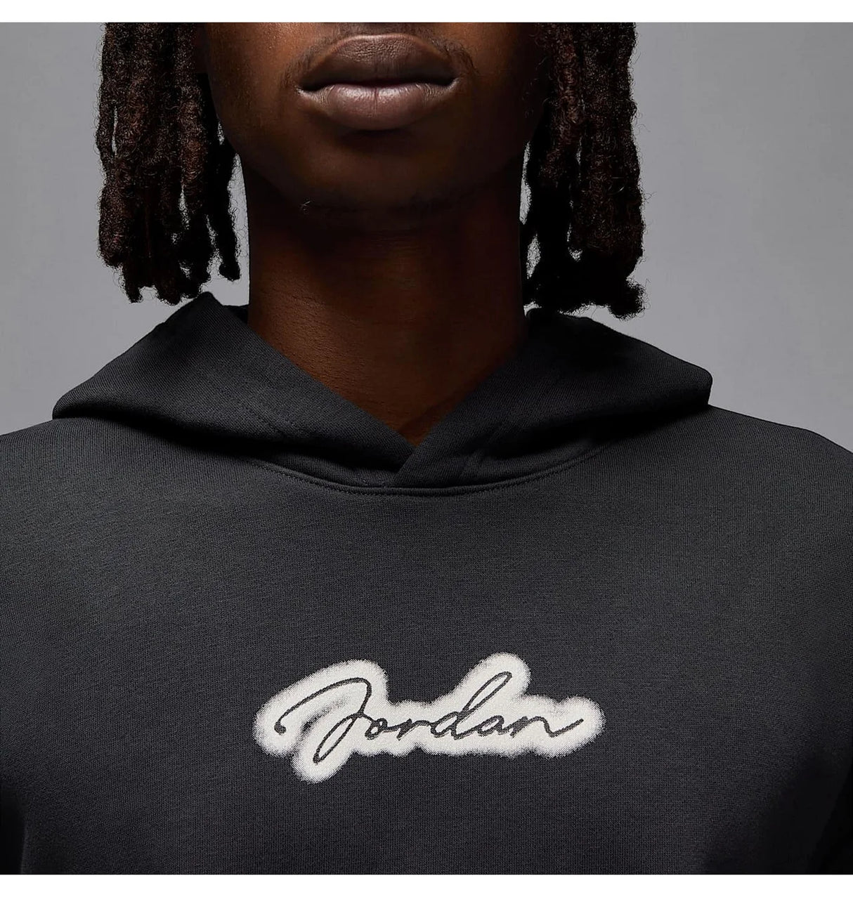 Sudadera con capucha de felpa negra Air Jordan MVP para hombre