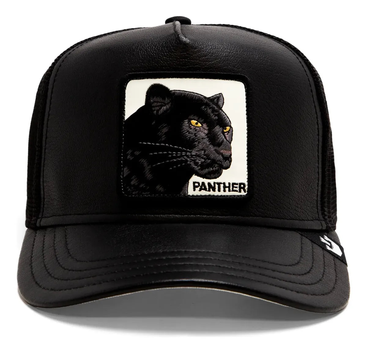 Gorra Goorin Bros 100% Original The Panther Cuero Negro