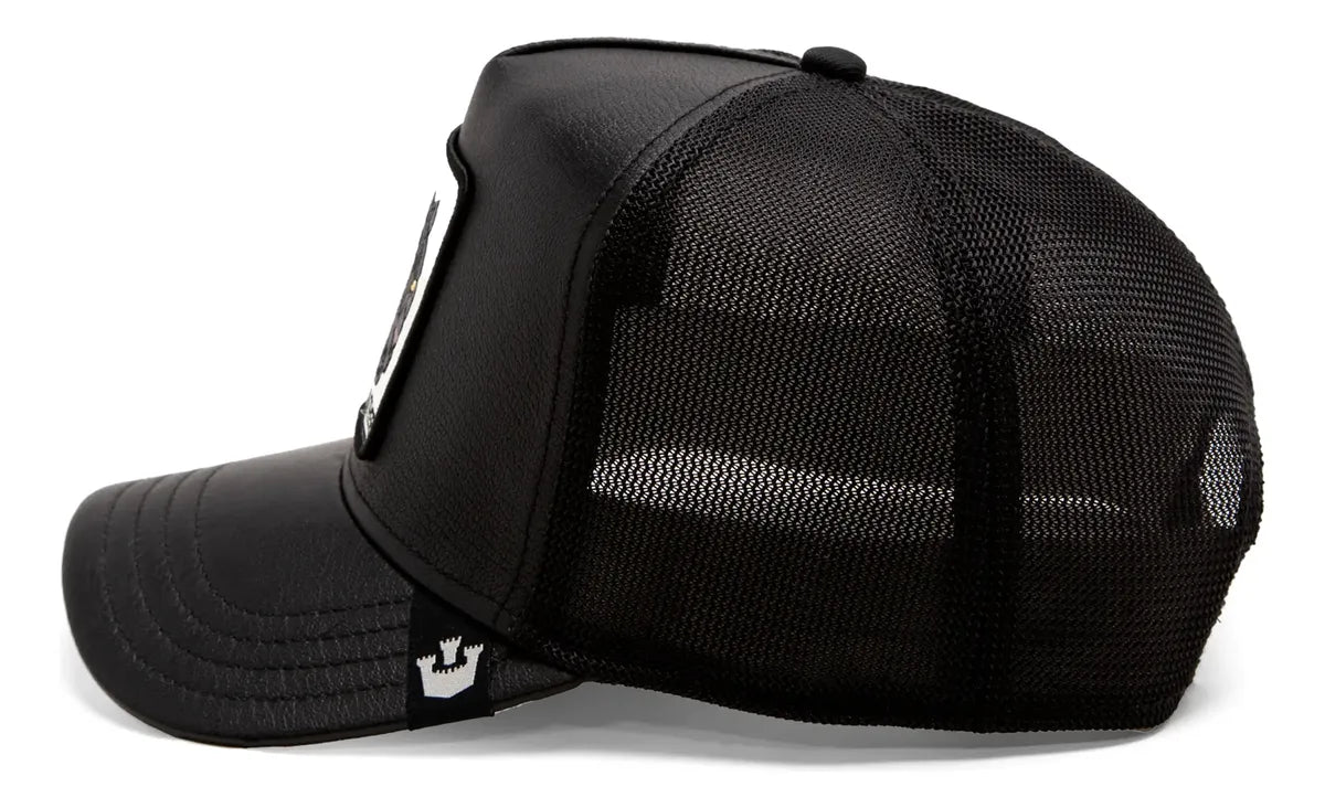 Gorra Goorin Bros 100% Original The Panther Cuero Negro