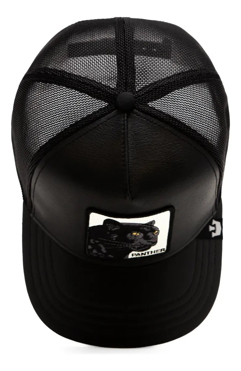 Gorra Goorin Bros 100% Original The Panther Cuero Negro