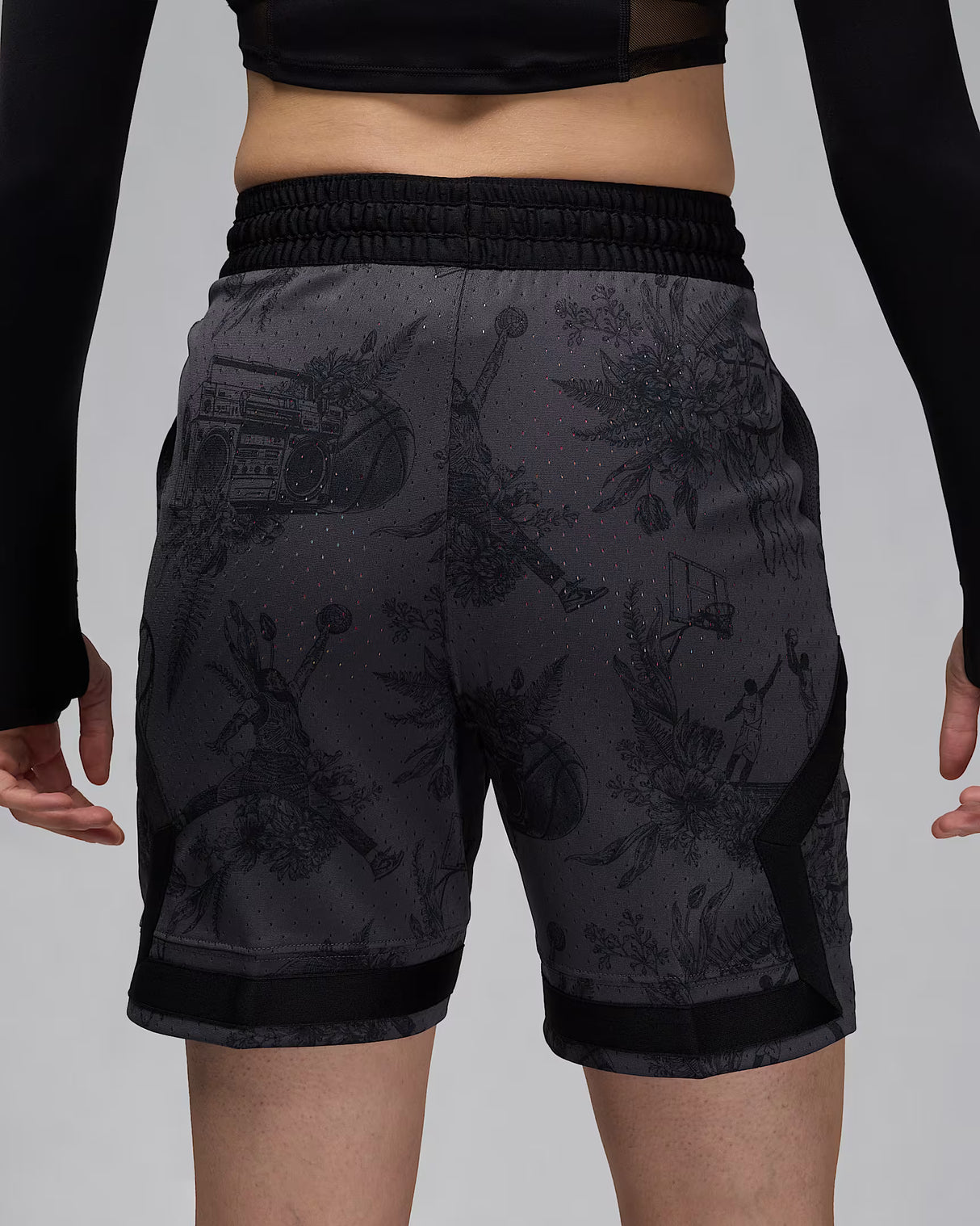 Materiales sostenibles  Jordan Sport Pantalones cortos Dri-FIT con estampado de diamantes para hombre