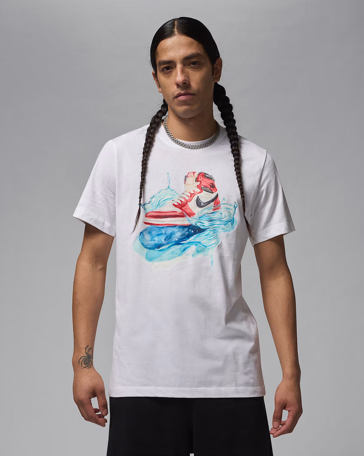 Imprescindibles de vuelo de Jordan AJ1 Camiseta de manga corta para hombre