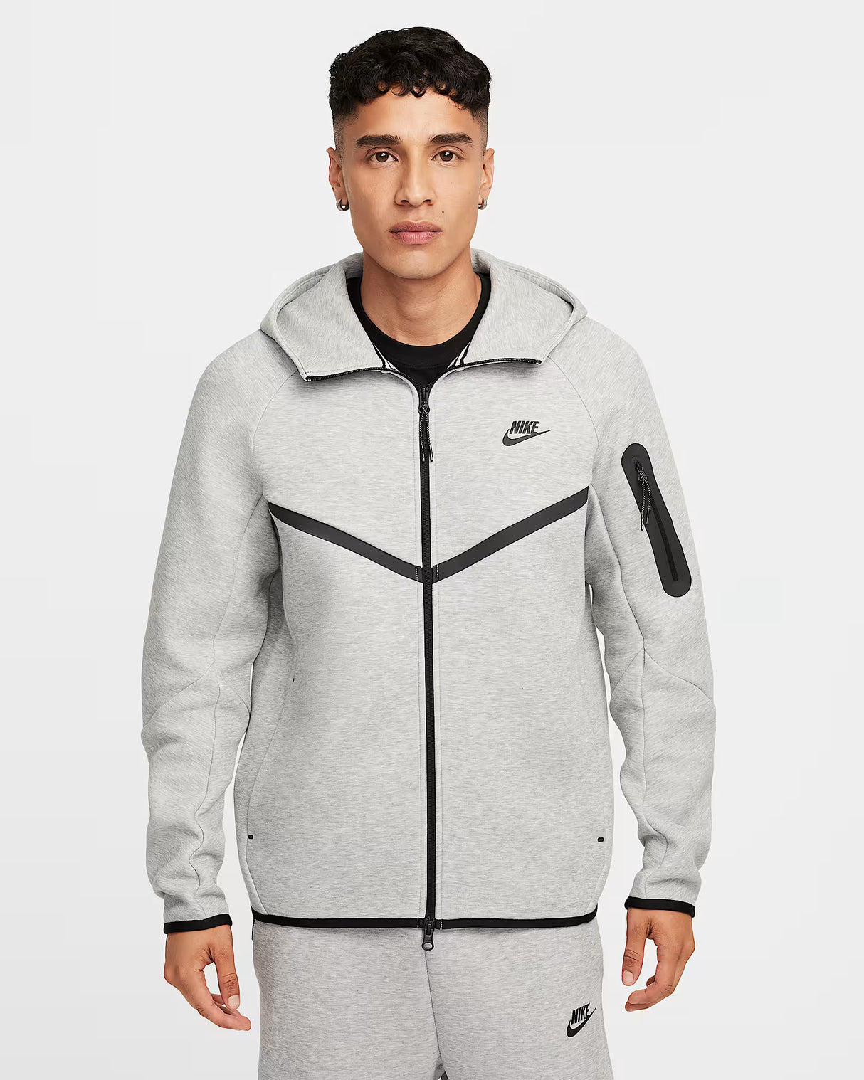 Materiales sostenibles Nike Tech Chaqueta Windrunner de tejido Fleece con cremallera completa - Hombre