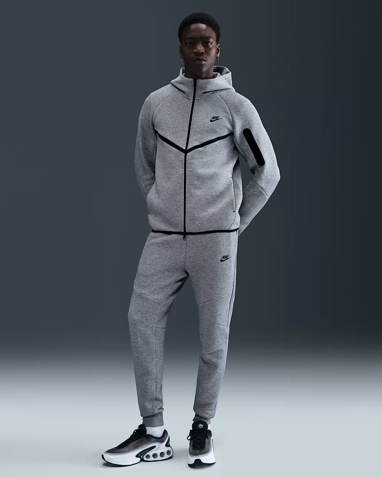 Materiales sostenibles Nike Tech Chaqueta Windrunner de tejido Fleece con cremallera completa - Hombre