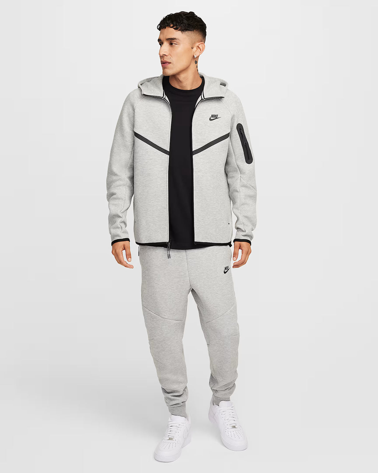 Materiales sostenibles Nike Tech Chaqueta Windrunner de tejido Fleece con cremallera completa - Hombre