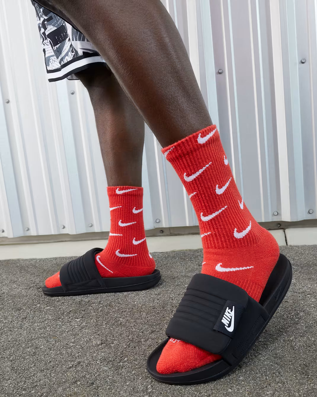 Ajuste de Nike Offcourt Sandalias para hombre