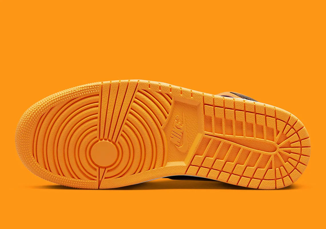 Air Jordan 1 Mid «Naranja intenso»