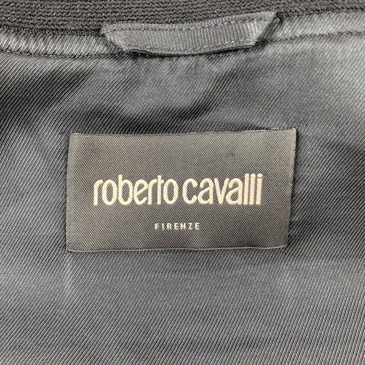 ROBERTO CAVALLI Print Viscose Zip Up Jacket