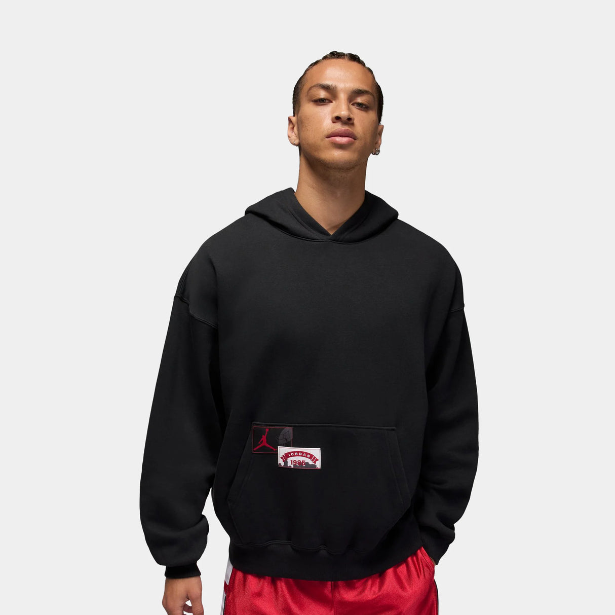 Jordan Brooklyn Sudadera con capucha extragrande para hombre