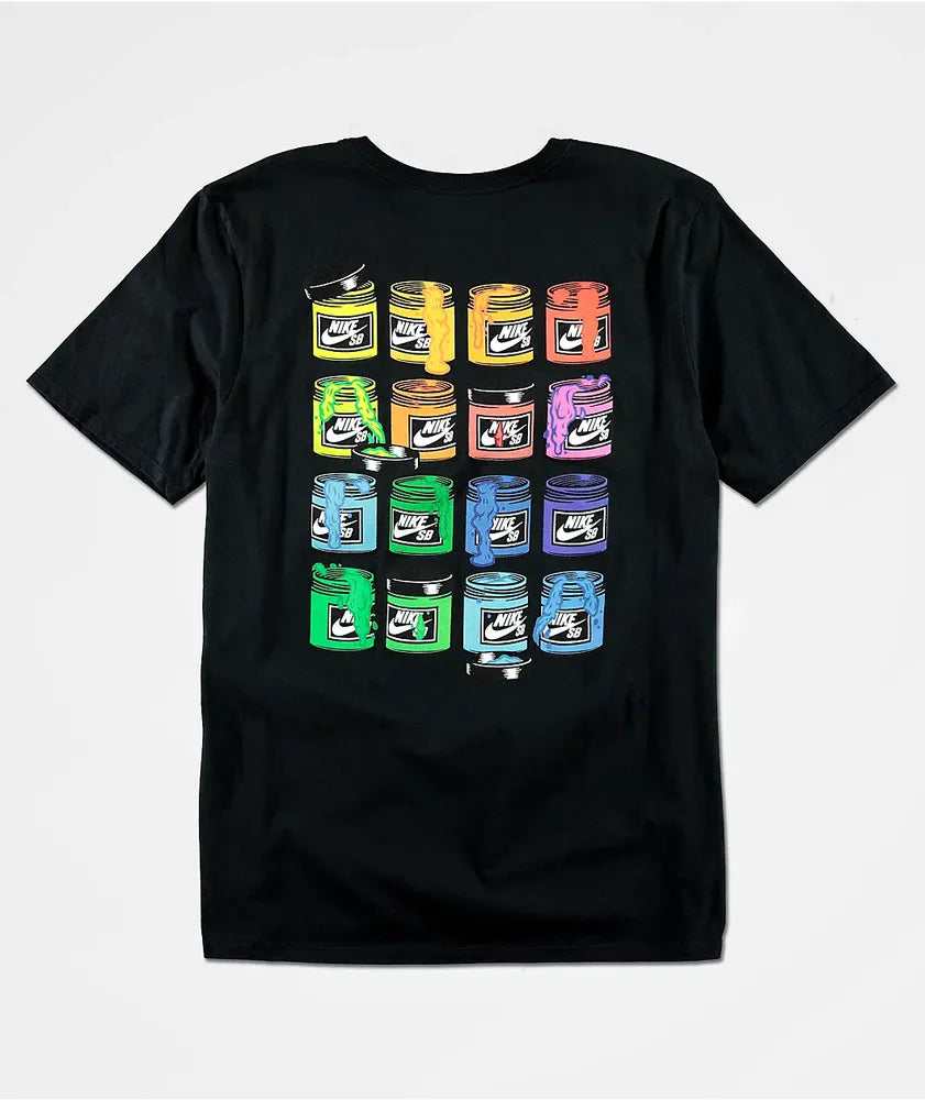 Nike SB Paint Cans Black T-Shirt