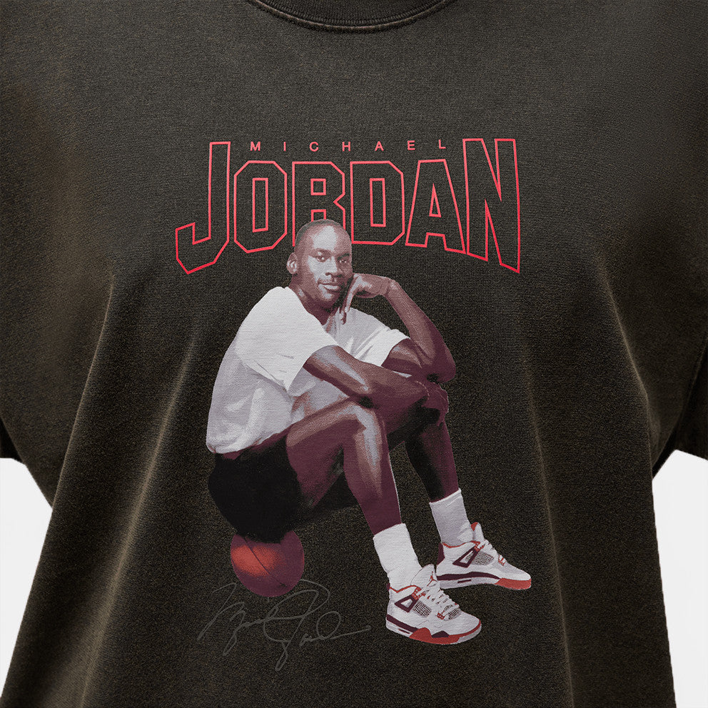 Camiseta de manga corta con estampado de Michael Jordan Unisex