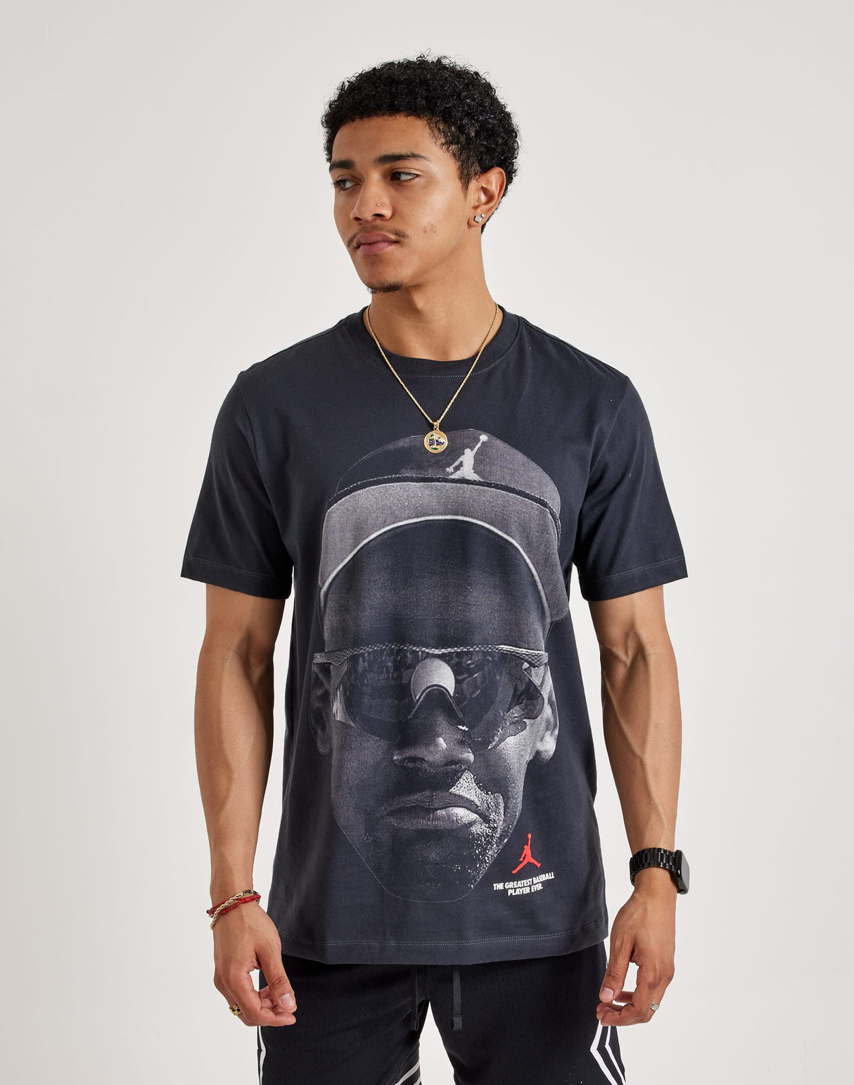 Jordán Camiseta Jordan MJ Core Black de manga corta