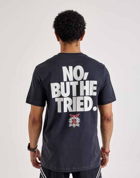 Jordán  Camiseta Jordan MJ Core Black de manga corta