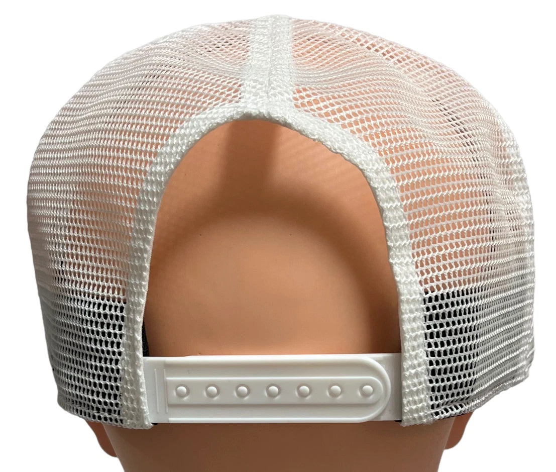 Nike Just Do it Unisex Rise Snapback Trucker Cap Hat Black White