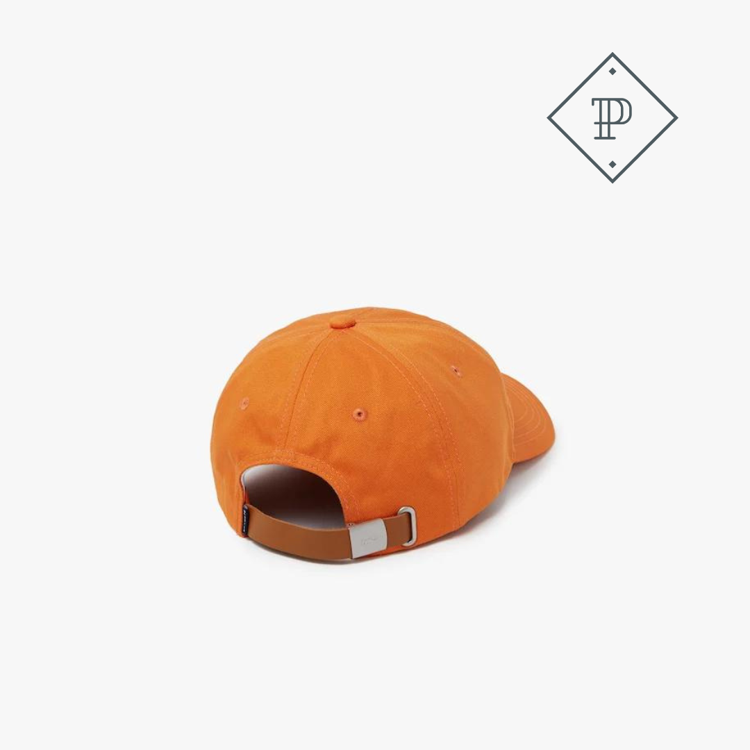 Gorra extragrande de algodón con cocodrilo y correa a contraste unisex