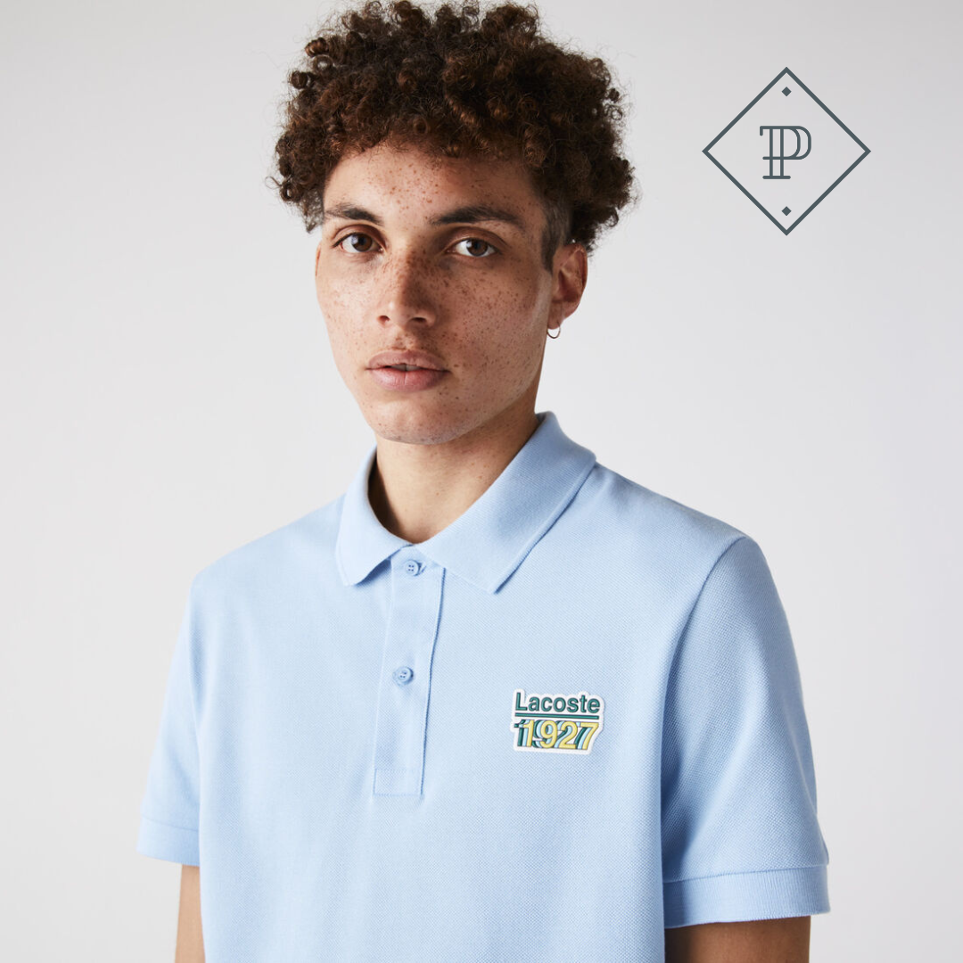 Polo De Hombre Lacoste Con Insignia