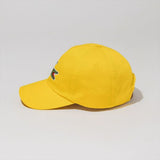 GORRA CON LÍNEA A CONTRASTE Y COCODRILO OVERSIZED DE ALGODÓN PARA HOMBRE