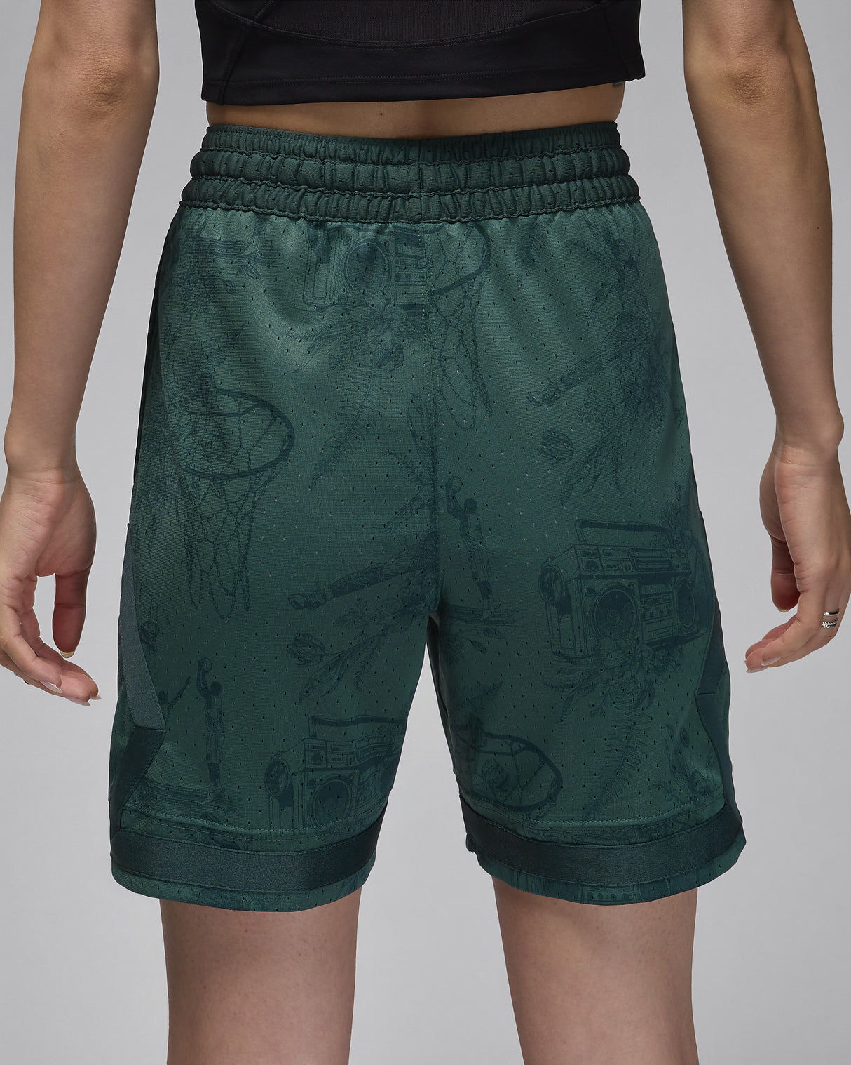Materiales sostenibles  Jordan Sport Pantalones cortos Dri-FIT con estampado de diamantes para hombre