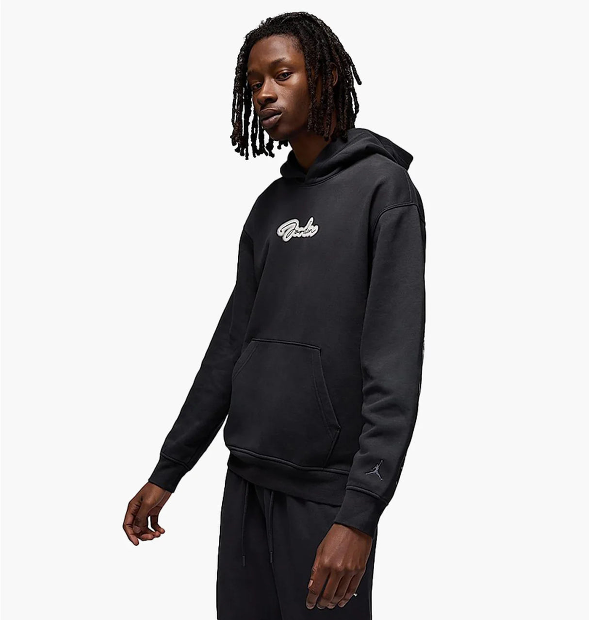 Sudadera con capucha de felpa negra Air Jordan MVP para hombre