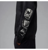 Sudadera con capucha de felpa negra Air Jordan MVP para hombre