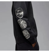 Sudadera con capucha de felpa negra Air Jordan MVP para hombre