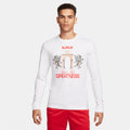 Camiseta de manga larga para hombre de LeBron James LeBron 'Blanca'