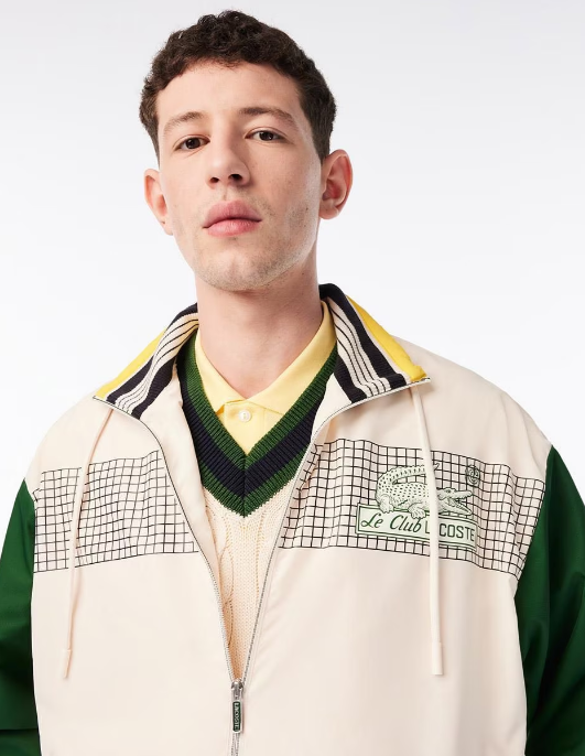 CHAQUETA DE CHÁNDAL DE HOMBRE LACOSTE EN POLIÉSTER RECICLADO