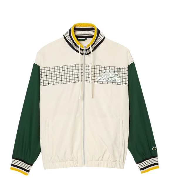 CHAQUETA DE CHÁNDAL DE HOMBRE LACOSTE EN POLIÉSTER RECICLADO
