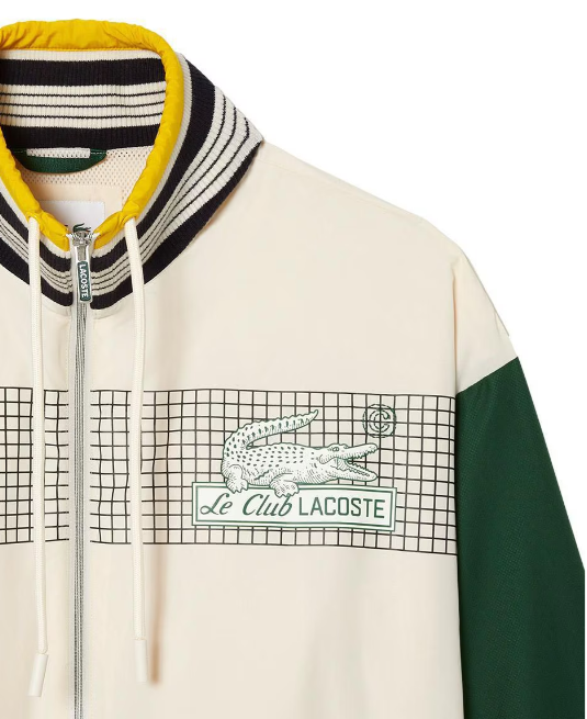 CHAQUETA DE CHÁNDAL DE HOMBRE LACOSTE EN POLIÉSTER RECICLADO