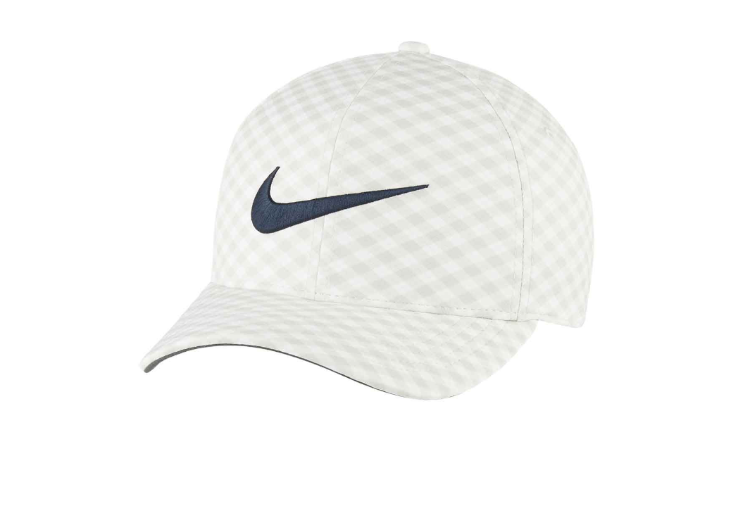 Gorra de golf Nike AeroBill Classic99 impresa fotón obsidiana polvo