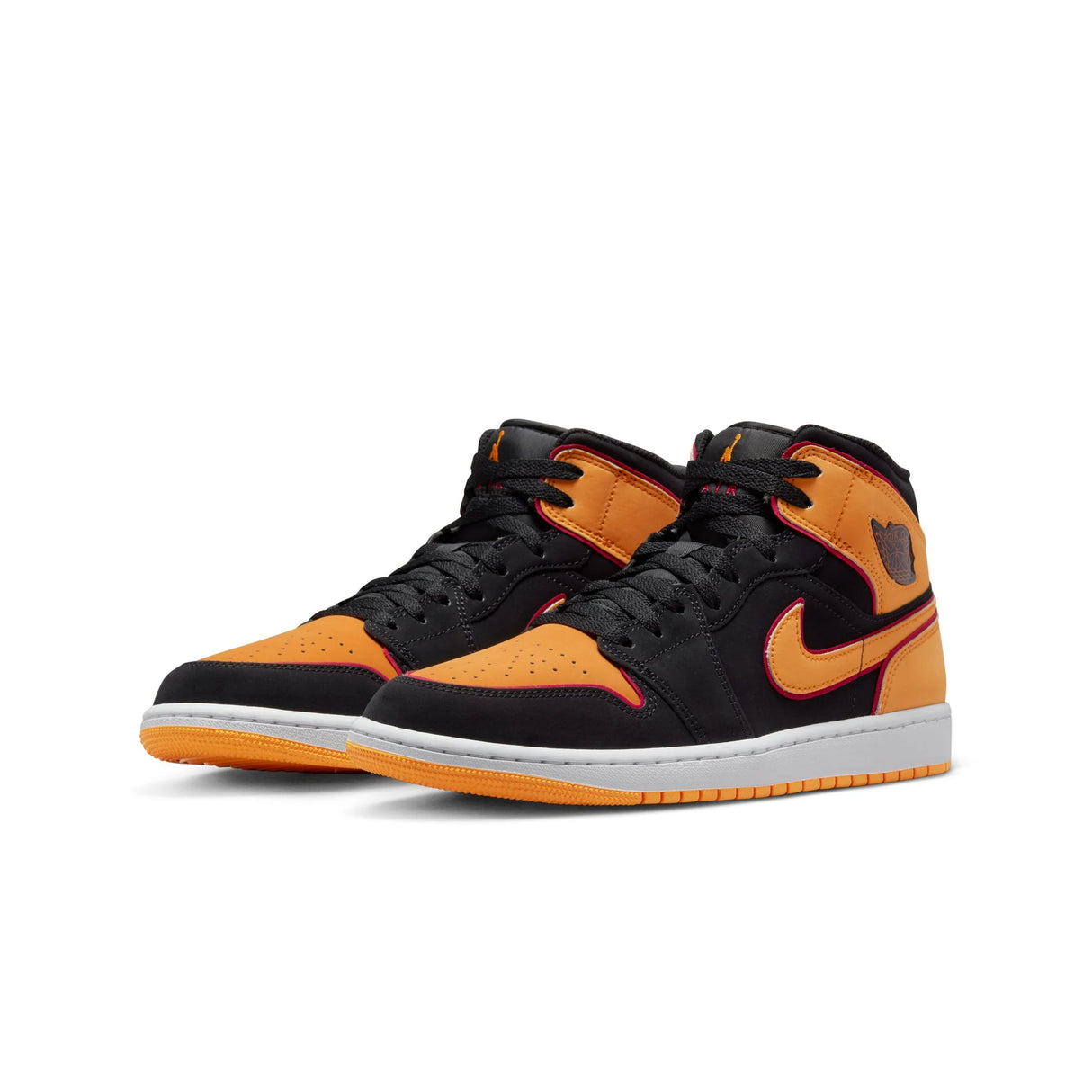 Air Jordan 1 Mid «Naranja intenso»