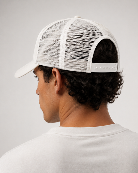 Nike Just Do it Unisex  Rise Snapback Trucker Cap Hat Black White