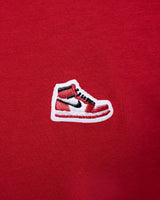 Jordan Brand Playera con parche de tenis para hombre