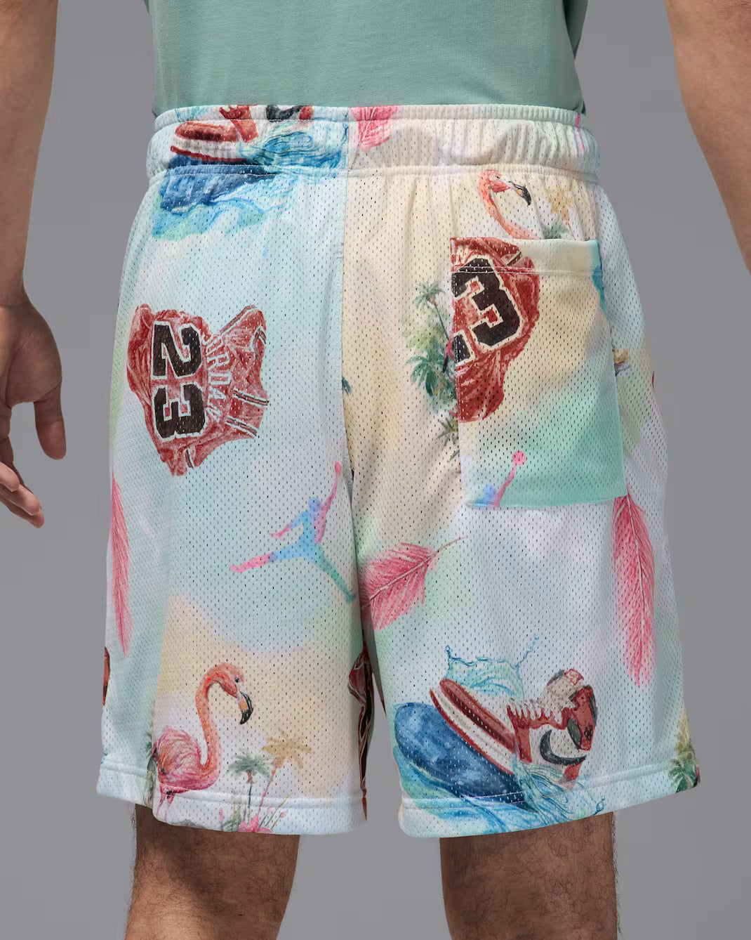 Jordan Essentials Shorts de malla estampados para hombre