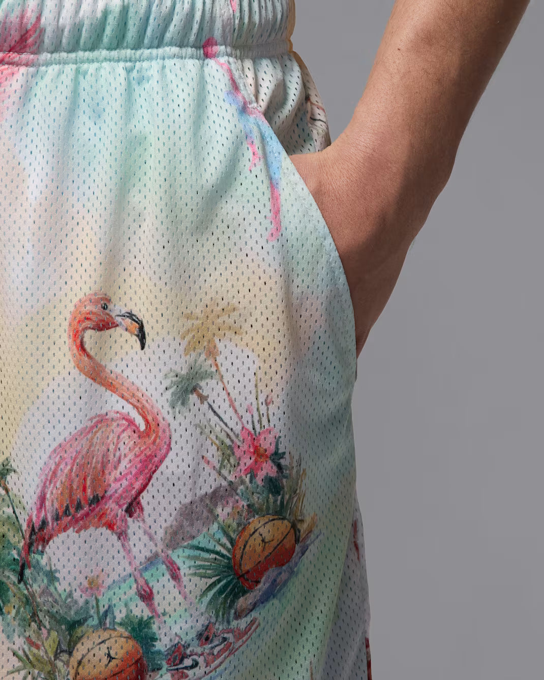 Jordan Essentials Shorts de malla estampados para hombre