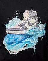 Imprescindibles de vuelo de Jordan AJ1 Camiseta de manga corta para hombre