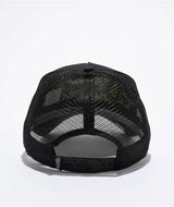 Gorra de camionero negra y amarilla de Von Dutch