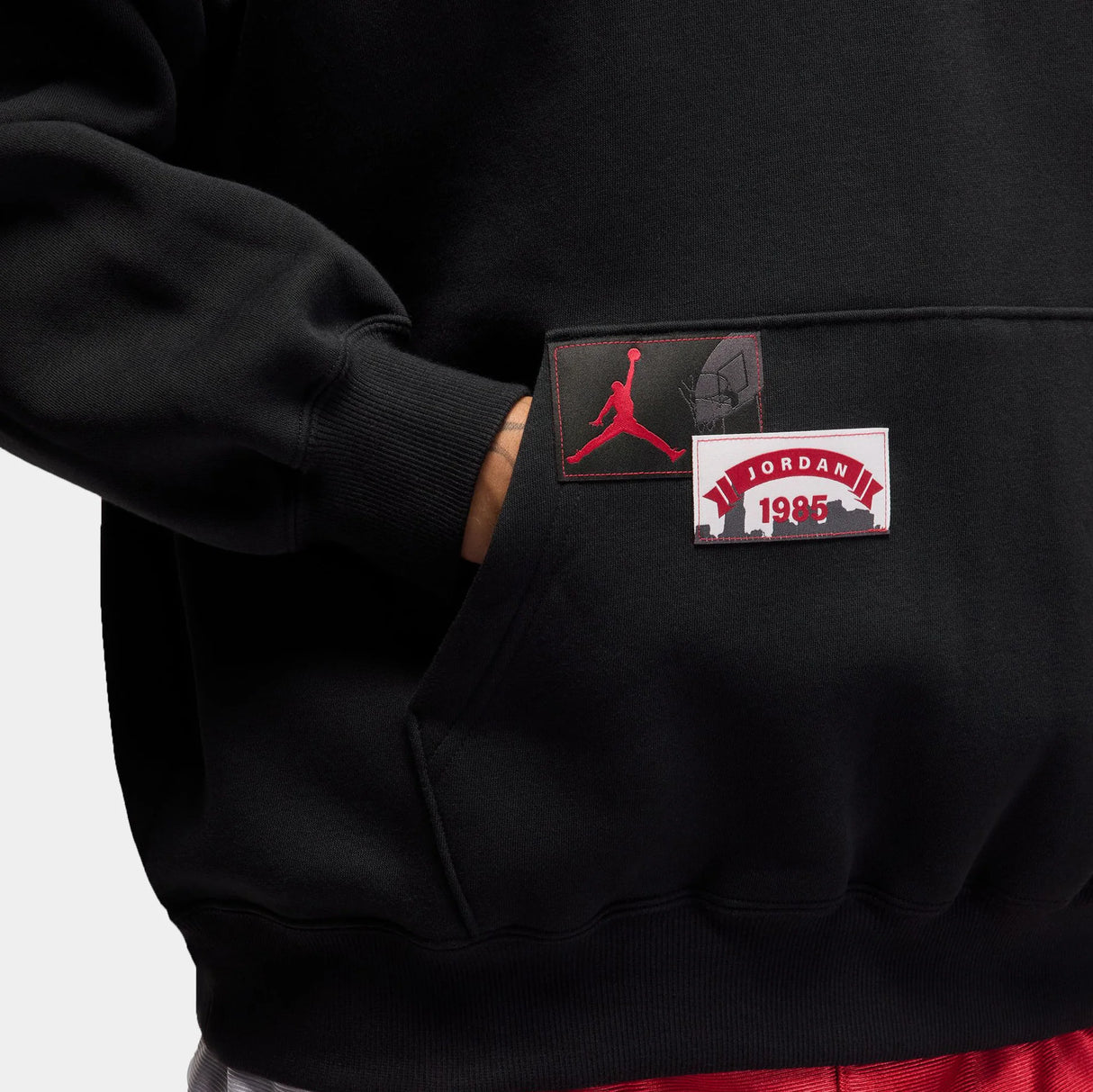 Jordan Brooklyn Sudadera con capucha extragrande para hombre