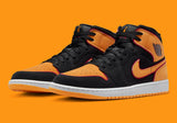Air Jordan 1 Mid «Naranja intenso»