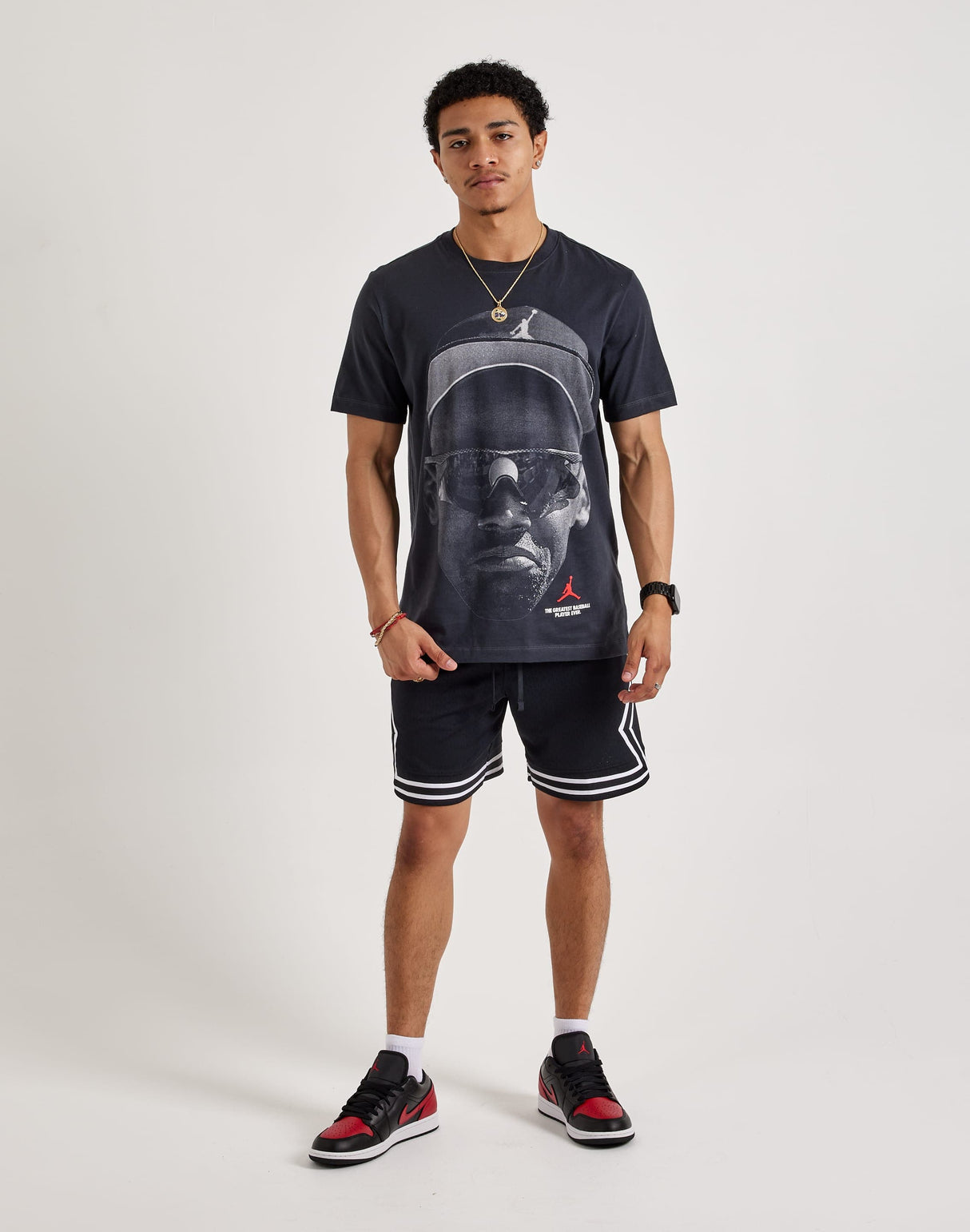 Jordán  Camiseta Jordan MJ Core Black de manga corta