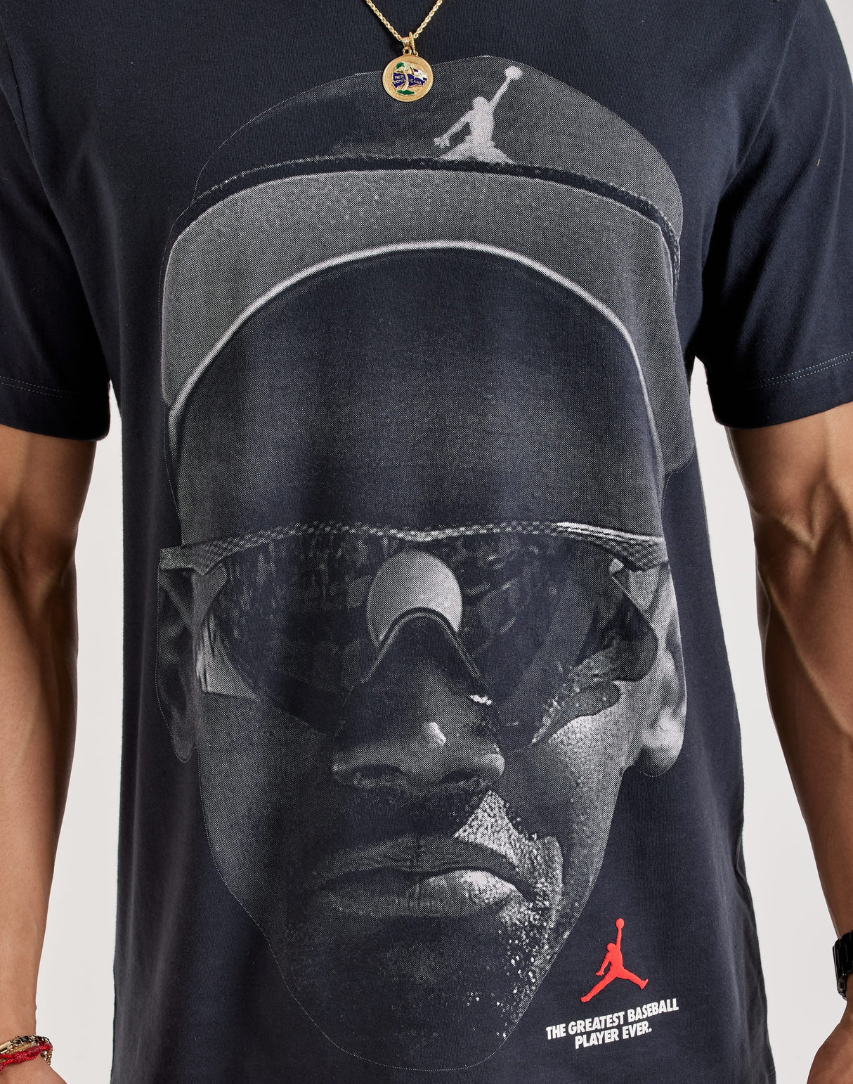 Jordán  Camiseta Jordan MJ Core Black de manga corta