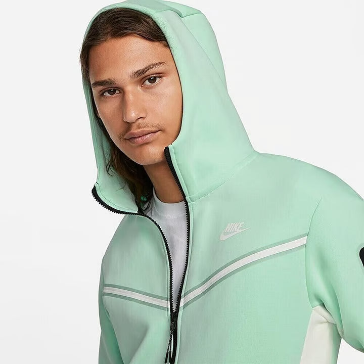 Nike Sportswear Tech Fleece Full Zip Hoodie Mint Green