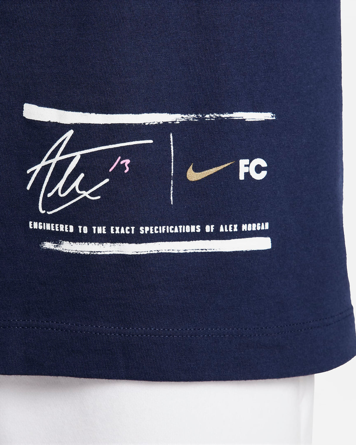 Alex Morgan Playera de fútbol Nike para hombre