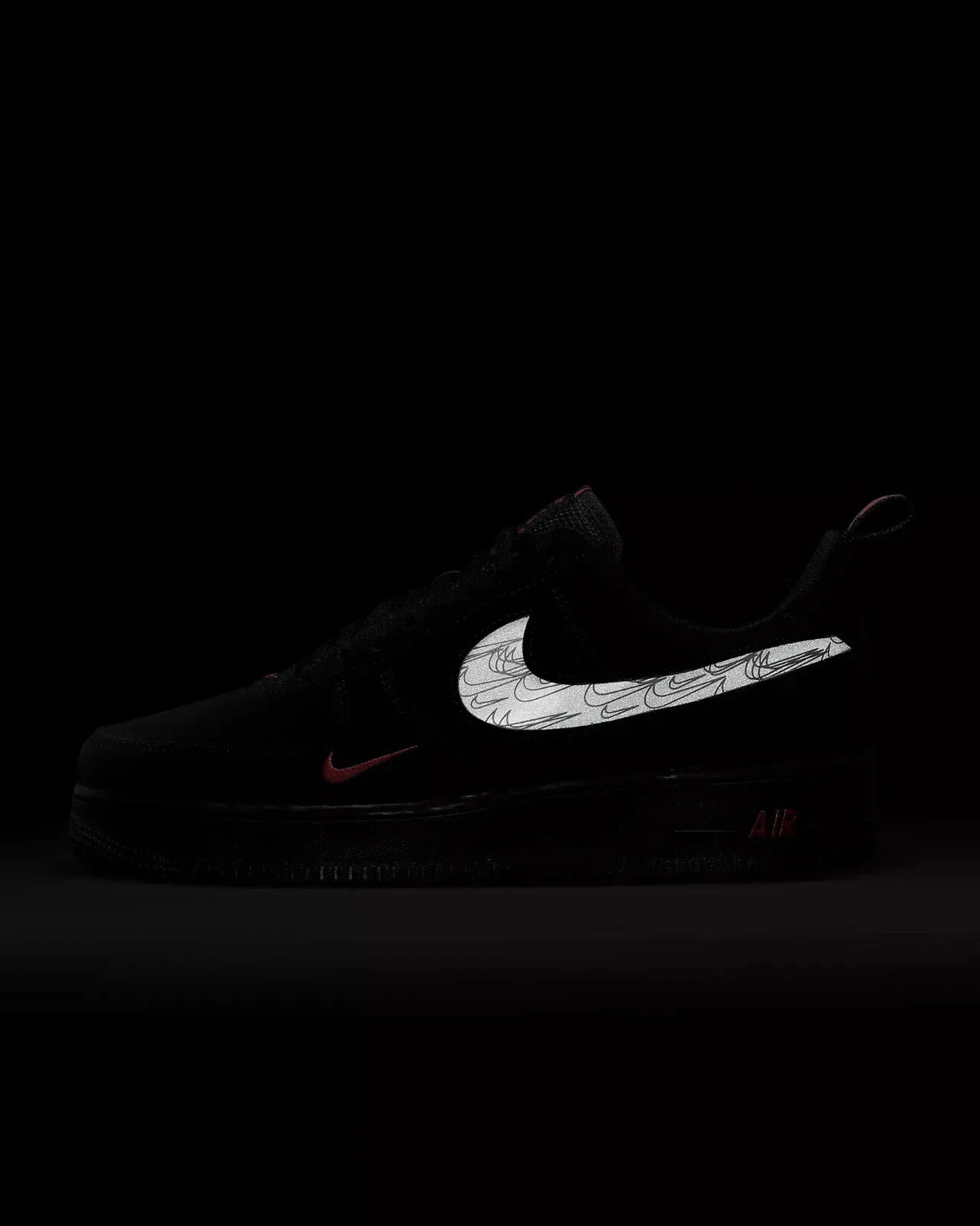 Nike Air Force 1 Low Multi-Swoosh Negro